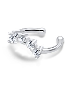 Designed Curve CZ Ear Cuff EC-1191